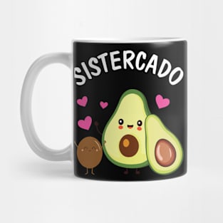 Avocados Dancing Together Avocado Sistercado Brother Cousin Mug